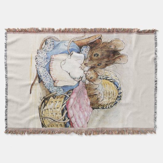 Beatrix Potter Moeder Muis en Baby's Deken (Voorkant)