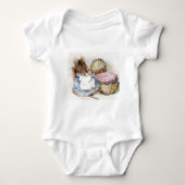 Beatrix Potter, moeder muis en baby's Romper (Voorkant)