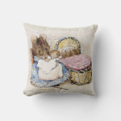 Beatrix Potter Moederdag, Baby shower Pillow Kussen (Voorkant)