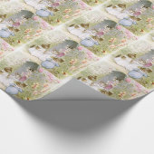 Beatrix Potter, moederkat en Kittens, aangepast Cadeaupapier (Hoek)