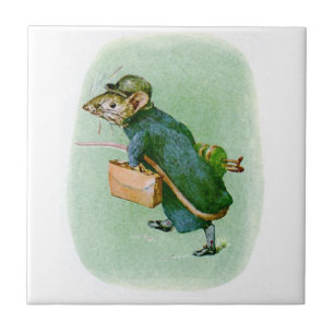Beatrix Potter Mouse Tegel Tegeltje