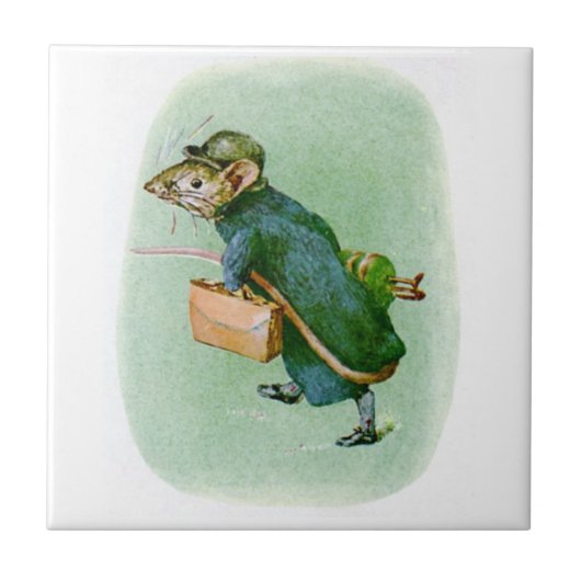 Beatrix Potter Mouse Tegel Tegeltje (Voorkant)