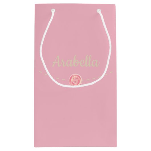 Beatrix potter muis schattig naaien roze klein cadeauzakje (Achterkant)