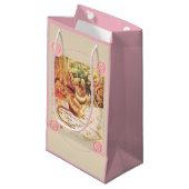 Beatrix potter muis schattig naaien roze klein cadeauzakje (Voorkant Gekanteld)