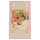 Beatrix potter muis schattig naaien roze klein cadeauzakje (Voorkant)