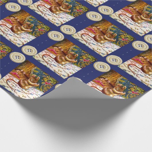 Beatrix potter muis schattige naai cadeaupapier (Hoek)