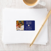 Beatrix potter muis schattige  naai etiket (Insitu)