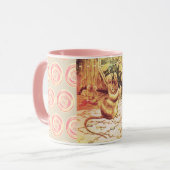 Beatrix potter muis schattige naai mok (Voorkant links)