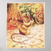 Beatrix potter muis schattige naai poster (Voorkant)