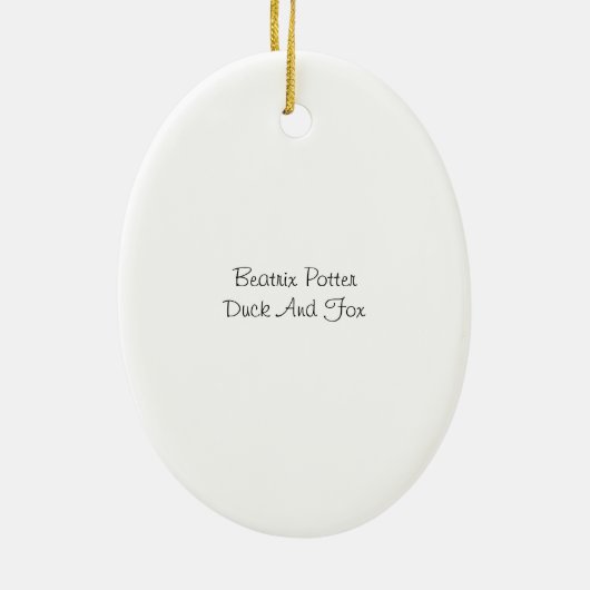 Beatrix Potter Ornament (Achterkant)