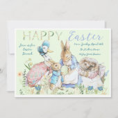 Beatrix Potter Peter de Konijn Paasbrunch Kaart (Voorkant)