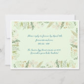 Beatrix Potter Peter de Konijn Paasbrunch Kaart (Achterkant)