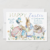 Beatrix Potter Peter de Konijn Paasbrunch Kaart (Voorkant)
