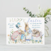 Beatrix Potter Peter de Konijn Paasbrunch Kaart (Staand voorkant)