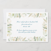 Beatrix Potter Peter de Konijn Paasbrunch Kaart (Achterkant)