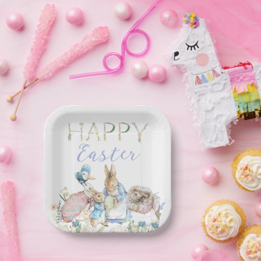 Beatrix Potter Peter de Konijn Paaspapier Bord (Feest)