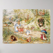 Beatrix Potter Peter en Vrienden Boswandeling Poster (Voorkant)