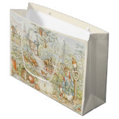Beatrix Potter Peter en vrienden in de tuin Groot Cadeauzakje (Voorkant Gekanteld)