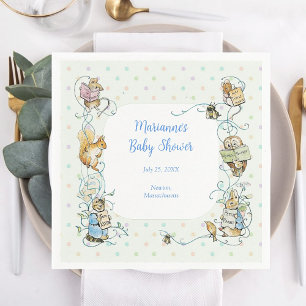Beatrix Potter Peter het Konijn Baby shower Servet