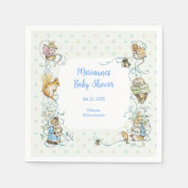 Beatrix Potter Peter het Konijn Baby shower Servet (Voorkant)