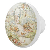 Beatrix Potter Peter het Konijn en Vrienden Keramische Knop (Rechts)