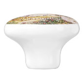 Beatrix Potter Peter het Konijn en Vrienden Keramische Knop (Zijkant)