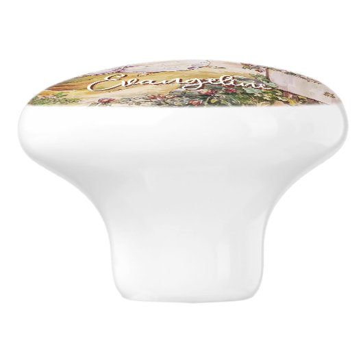 Beatrix Potter Peter het Konijn en Vrienden Keramische Knop (Zijkant)