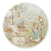 Beatrix Potter Peter het Konijn en Vrienden Keramische Knop (Voorkant)