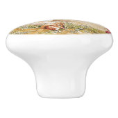 Beatrix Potter Peter het Konijn en Vrienden Keramische Knop (Zijkant)