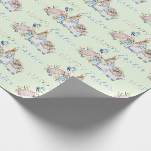 Beatrix Potter Peter het Konijn Pasen Wrapping Cadeaupapier (Hoek)
