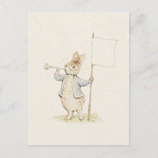 Beatrix Potter Peter Konijn Bunny Print Briefkaart (Voorkant)