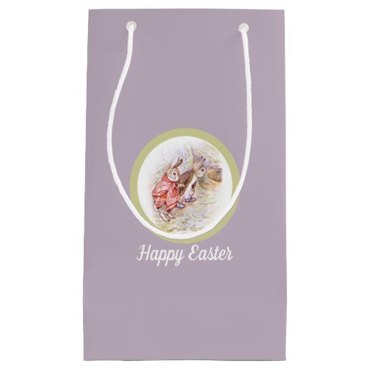 Beatrix Potter Peter Rabbit Custom Gift Bag Klein Cadeauzakje (Voorkant)