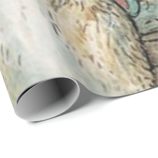 Beatrix Potter Peter Rabbit en Benjamin Bunny Cadeaupapier (Rol Hoek)