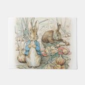 Beatrix Potter Peter Rabbit en Benjamin Bunny Deurmat (Voorkant)