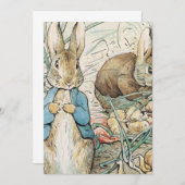Beatrix Potter Peter Rabbit en Benjamin Bunny Kaart (Voorkant / Achterkant)