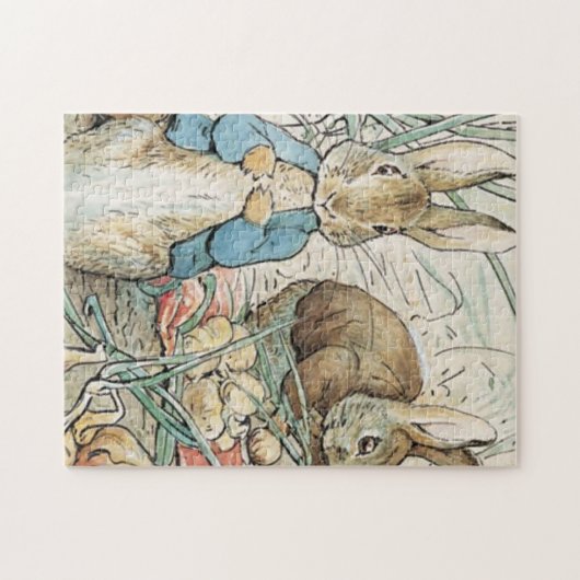 Beatrix Potter Peter Rabbit en Benjamin Bunny Legpuzzel (Horizontaal)