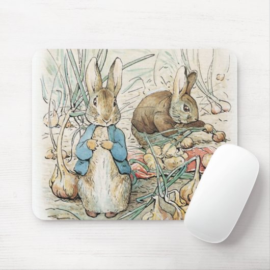 Beatrix Potter Peter Rabbit en Benjamin Bunny Muismat (Met muis)