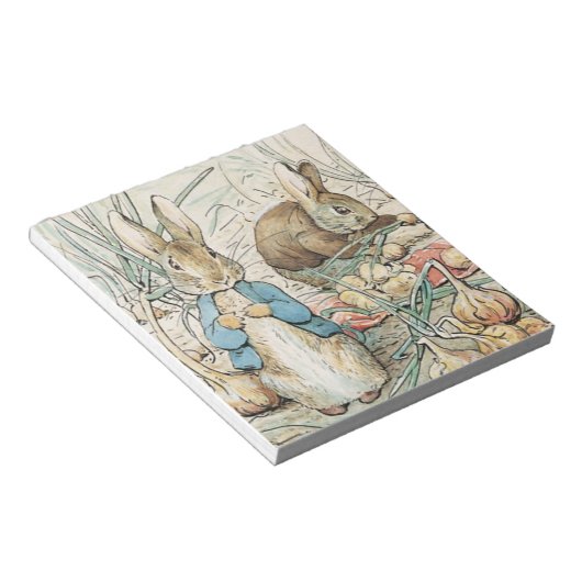 Beatrix Potter Peter Rabbit en Benjamin Bunny Notitieblok (Schuin)