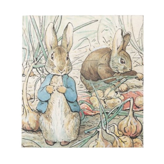 Beatrix Potter Peter Rabbit en Benjamin Bunny Notitieblok (Voorkant)