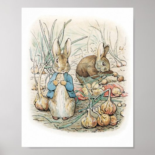 Beatrix Potter Peter Rabbit en Benjamin Bunny Poster (Voorkant)