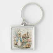Beatrix Potter Peter Rabbit en Benjamin Bunny Sleutelhanger (Voorkant)