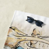 Beatrix Potter Peter Rabbit en Benjamin Bunny Strandlaken (In situ)