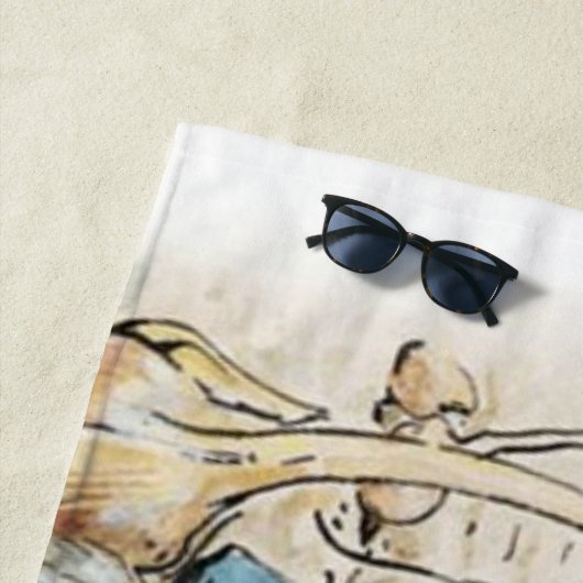 Beatrix Potter Peter Rabbit en Benjamin Bunny Strandlaken (In situ)