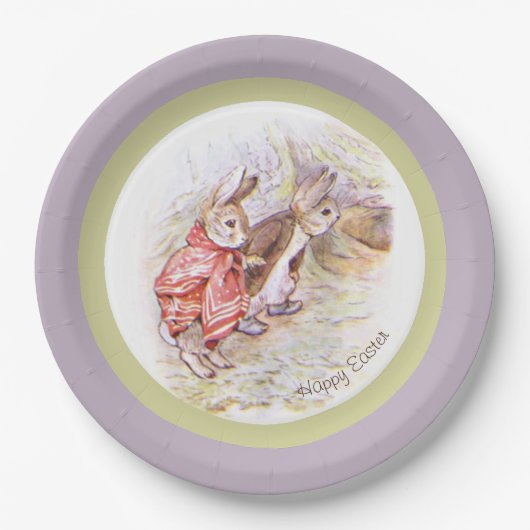 Beatrix Potter Peter Rabbit Paper Borden Papieren Bordje (Voorkant)