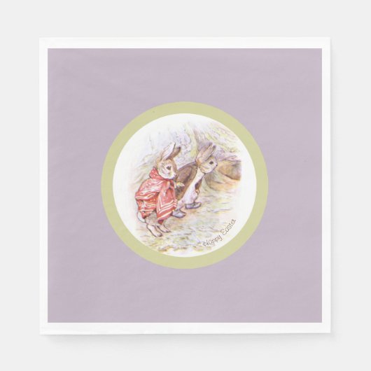 Beatrix Potter Peter Rabbit Paper Napkins Servetten (Voorkant)