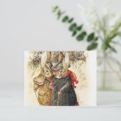 Beatrix Potter - Peter Rabbit Winter Walk Briefkaart (Staand voorkant)