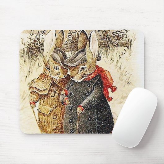 Beatrix Potter - Peter Rabbit Winter Walk Muismat (Met muis)