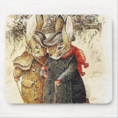 Beatrix Potter - Peter Rabbit Winter Walk Muismat (Voorkant)