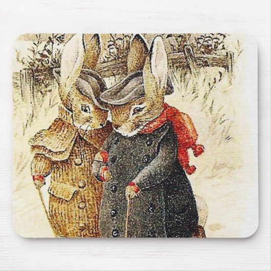 Beatrix Potter - Peter Rabbit Winter Walk Muismat (Voorkant)
