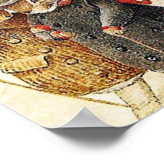 Beatrix Potter - Peter Rabbit Winter Walk Poster (Hoek)